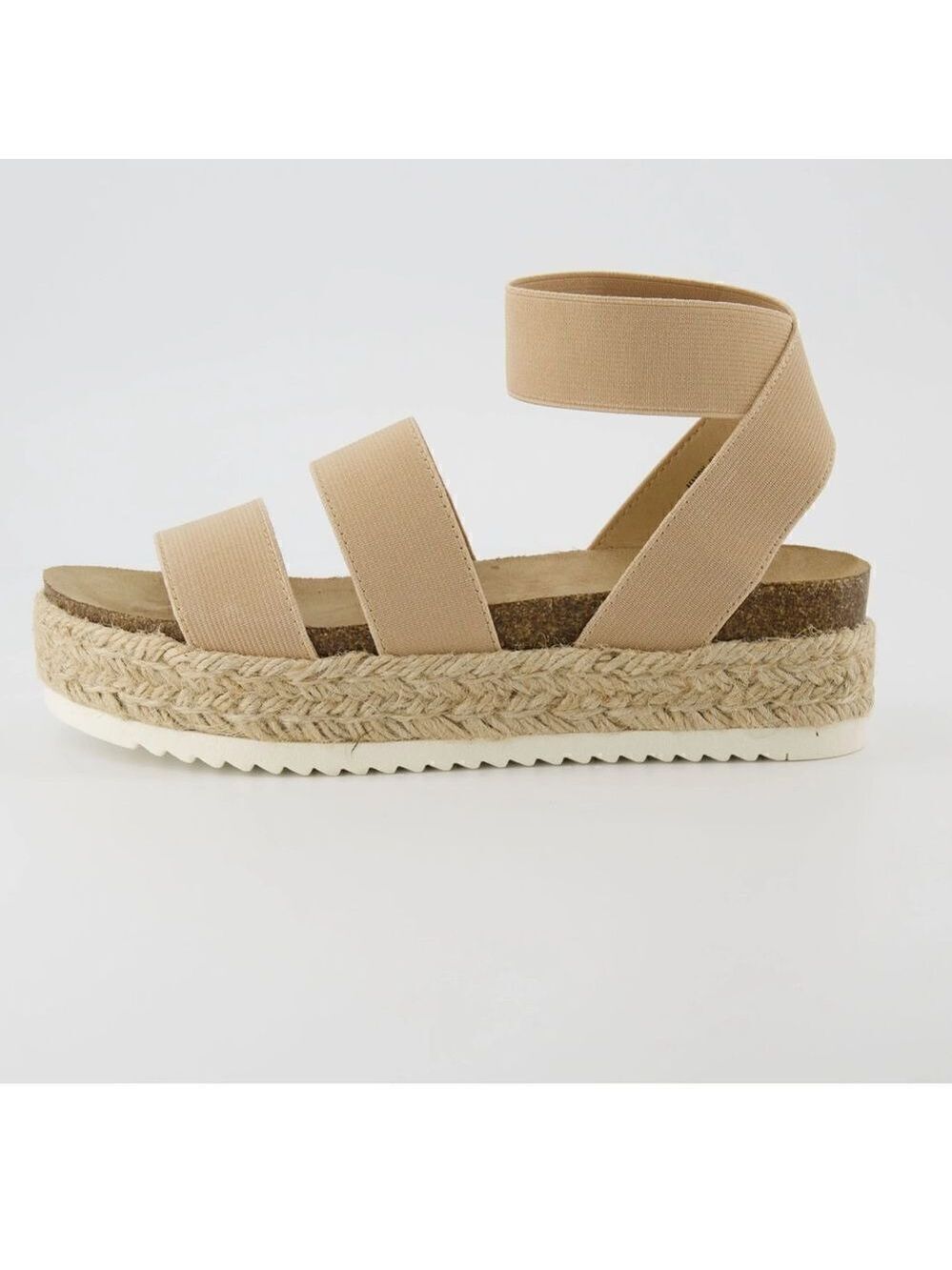 Steve Madden Cream Platform Espadrille